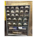Organizer full of assorted bulbs