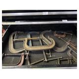 Drawer lot of C clamps