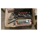 Jobsmart hex but socket set and other sockets