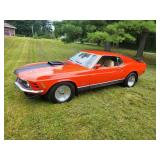 1970 Ford Mustang Mach 1, 4 spd 351 Cleveland 84K