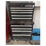 Craftsman black metal tool box 26 X 19 X 54 in