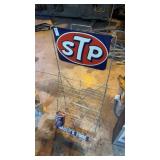 Vintage 1960s STP oil treatment wire display rack