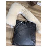 Body pillow and foldable mat