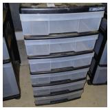 6 drawer plastic organizer