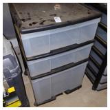 3 drawer plastic organizer