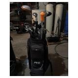 PING golf bag with assorted golf clubs - Eidon,