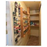 Pantry seasonings canned goods plastic cups