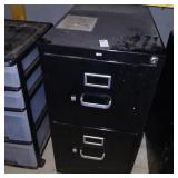Hon 2 drawer metal file cabinet