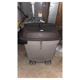 Garden storage utility cart