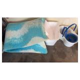 Memory foam pad, foam cooler, and spin mop bucket
