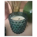 Lot of vases and candle holder