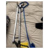 Two grabbers and leg lifter