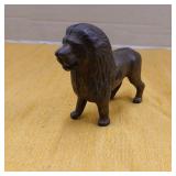 Cast iron lion bank