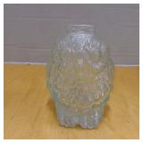 Glass Wise Old Owl bank