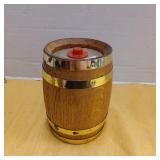 Wooden barrel combination bank