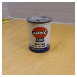 Vintage Amoco oil can metal bank