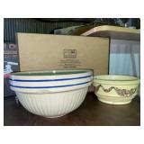 Antique Weller Pottery 'Roma' pattern low bowl &