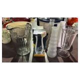 Assorted Glass Vases and Pitcher
