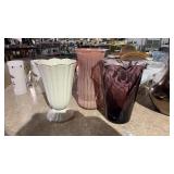 3 Decorative Vases