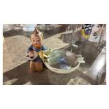 Vintage Goebel Hummel Joyful ashtray/trinket dish