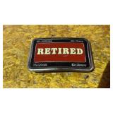 Retired Belt Buckle