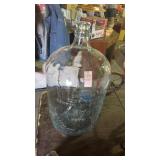 Vintage 5-gallon glass clear water jug from Great