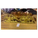 Brass Eagle Bookends