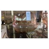 Bunny on a Nest Pink Depression Glass