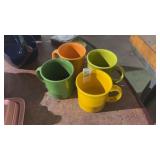 Set of 4 Fiesta Mugs