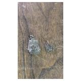 Two Sterling Silver Pendants
