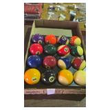 Full set of pool balls