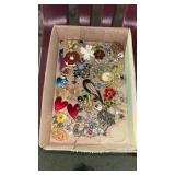 Tray Lot of Brooches