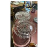 Two Cake Plates