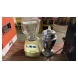 Coffee Percolator and Osterizer Blender