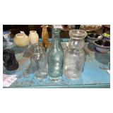 3 Glass Bottles