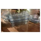 Light Blue Glass China Set