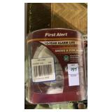 2 First Alert 10-year smoke/fire alarm with
