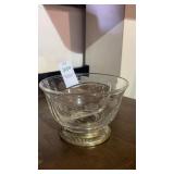 Sterling Base Glass Bowl