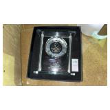 NRG Glass Desk Clock