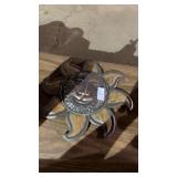 Decorative celestial sun wall plaque