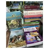 Assortment of books & game