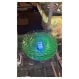 Set of Uranium Glass Plates
