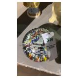 Atlantic City multi colored glass paper weight