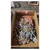 Tray Lot of Costume Necklaces