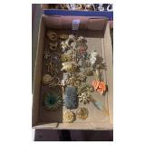Tray Lot of Brooches