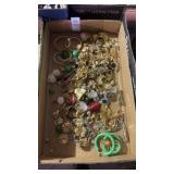 Tray Lot of Earrings