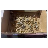 Tray Lot of Costume Rings