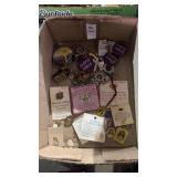 Tray Lot of Religious Pins
