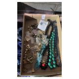 Tray Lot of Costume Jewelry