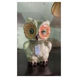 Vintage Shawnee pottery winking owl cookie jar